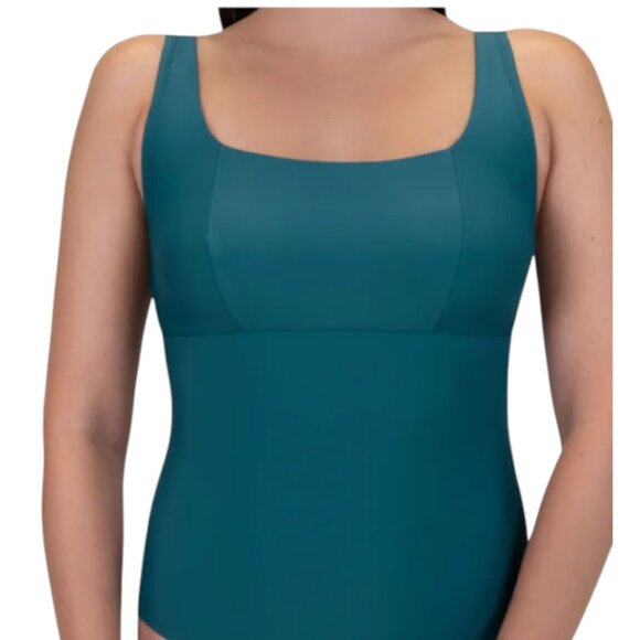 NEW Roots One-Piece Swimsuit | Square Teal - Picture 6 of 8
